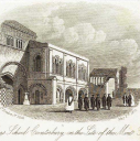 4  Mint Yard, King's School, 1860 engraving by Rock & Co