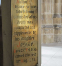 4  plaque to Dean Payne Smith