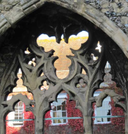 Kentish tracery – cathedral precincts, infirmary chapel