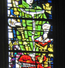 4  Lanfranc depicted in stained glass in Anselm chapel