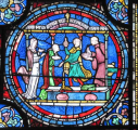 2  depiction of original shrine in crypt (Trinity chapel north aisle