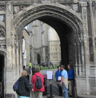 Four-centred arch – Christ Church cathedral gate, Buttermarket
