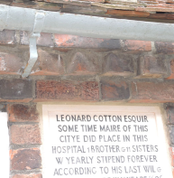 Cogging – Maynard and Cotton's hospital, Hospital Lane