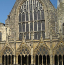 9  Chapter House from the west cloister walk