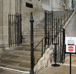 20  isolated stanchion near south west transept - around 1450
