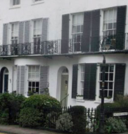 louvered shutters in St Dunstan's Terrace