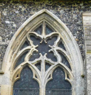 Kentish tracery – St Mary's church Chartham