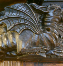 8  staircase and carved panelling