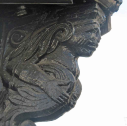 image of a 'red Indian' on the corner of Palace Street (the leaning house)