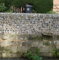 Coursed flint – Westgate Grove