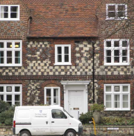 Flushwork – Cromwell House, Green Court, cathedral precincts