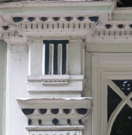 Egg and dart moulding – Glebe House, St Stephen's Road
