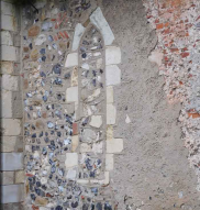 Blocked lancet in St Stephen's church, Hackington