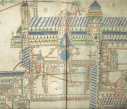 4  part of plan of Christ Church water scheme - water tower in centre
