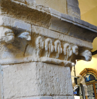 Crocketed corners on Eastbridge Hospital capital