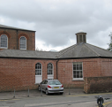 6  eight sided church hall on right