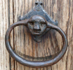man's head – Parrot Inn, St Radigans – perhaps the oldest knocker in the city