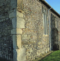 large quoins at St Mildred's church