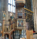 1  pulpit at east end of the nave