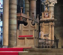 1  St Augustine's chair viewed from the choir
