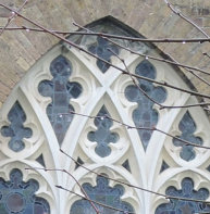 4  dagger motifs - St Peter's church
