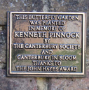 2  plaque on garden wall