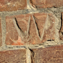 Wall lettering  –  Kirby's Lane, possibly showing a water supply