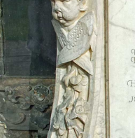 Putto – Mary Magdalen tower, Burgate