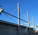 2  steel uprights