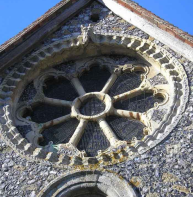 20  wheel window at St Mary Patrixbourne