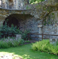 Cathedral dormitory undercroft (well hidden on left)