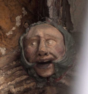5  man with greenery from mouth - west porch - early 15th century