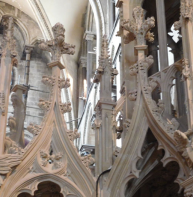 Crockets – archbishop's throne, Cathedral choir  