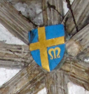 3  Papal insignia in cloisters