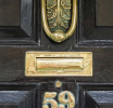 Catholic Presbytery in Burgate - urn with bold acanthus leaf