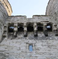 machicolation on the external (St Dunstan's) side of the Westgate