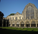 2  south side of the cloisters and Chapter House viewed from north walk