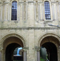 7  Norman arches beneath Cathedral Treasury