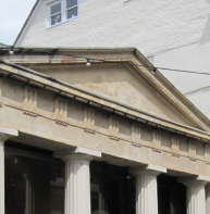 Entablature – Old Fish Market, St Margaret's Street