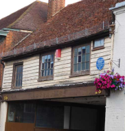 Weather boarding – St Radigund Street, now in ownership of King's School