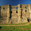 6  large clasping corner buttresses
