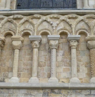 8  blind arcading on exterior of Cathedral SE transept