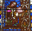 6  Dunstan image in stained glass in Gabriel chapel