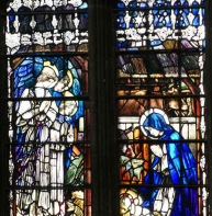 Whall window in Cathedral south west tranept