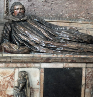 Weepers on tomb of Sir John Boys (d. 1612) cathedral nave north wall
