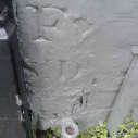 stone in St Dunstan's by Hedger's butchers