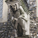 beneath the St Goeorge tower clock