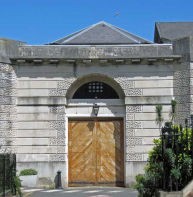Portland stone – former prison entrance, Longport