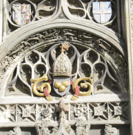 Blind tracery on Christchurch gate