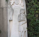 1  Memorial outside St Thomas' Roman Catholic church